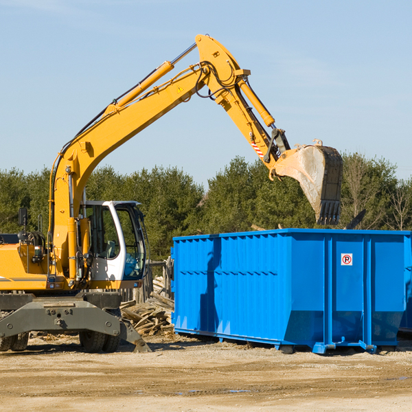 can i choose the location where the residential dumpster will be placed in Austinburg Ohio